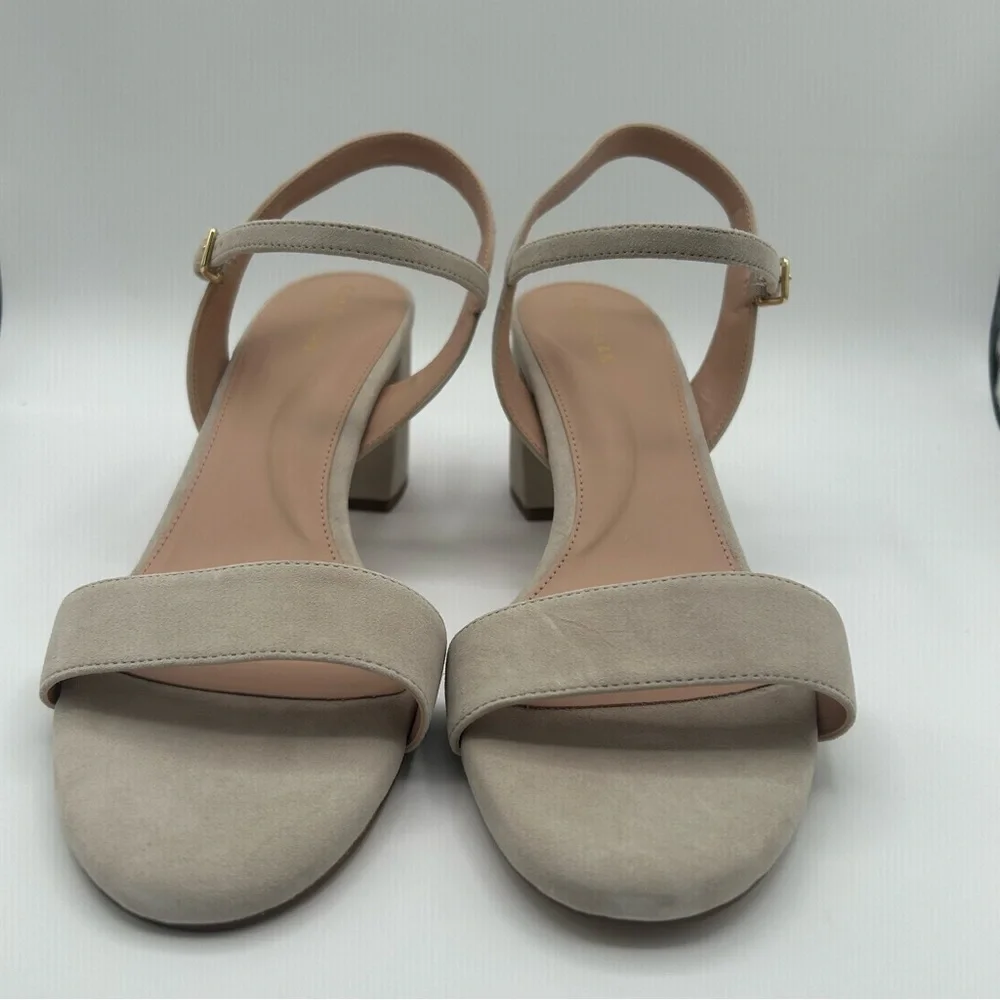 New Womens Cole Haan Josie Block Heels (65mm) heeled Mortar Suede size 11 B
